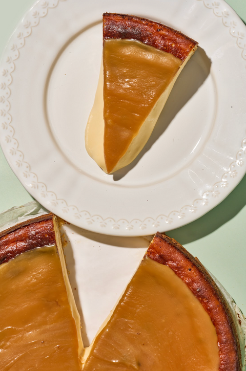 Tarta de Queso y Caramelo Salado