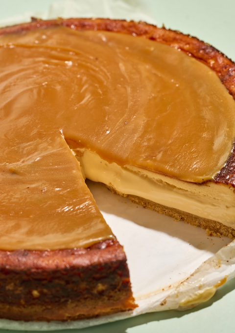 Tarta de Queso y Caramelo Salado