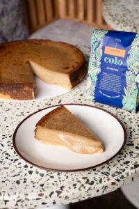 TARTA DE QUESO Y CAFÉ