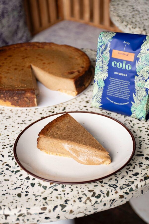 TARTA DE QUESO Y CAFÉ